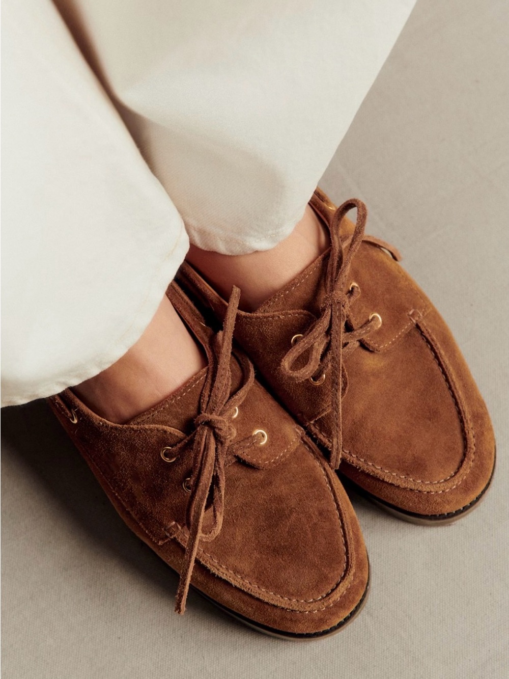 Sezane Caroline Suede Loafers FR 36 /US 6